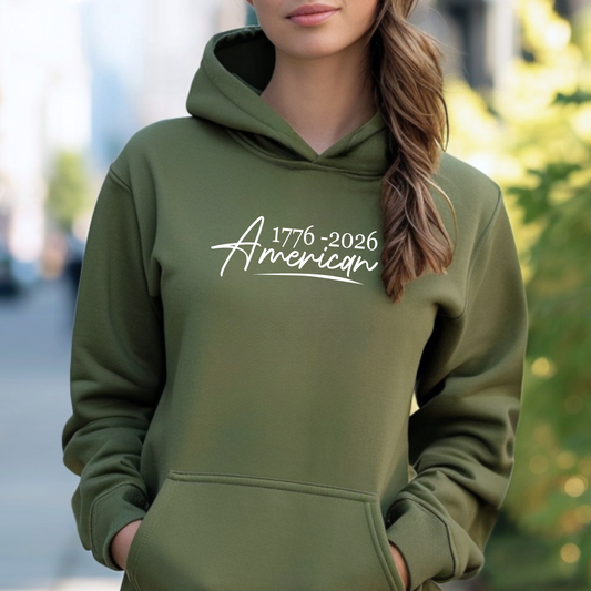 1776 - 2026 American Hoodie