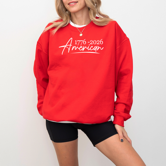 1776 - 2026 American Crewneck Sweatshirt