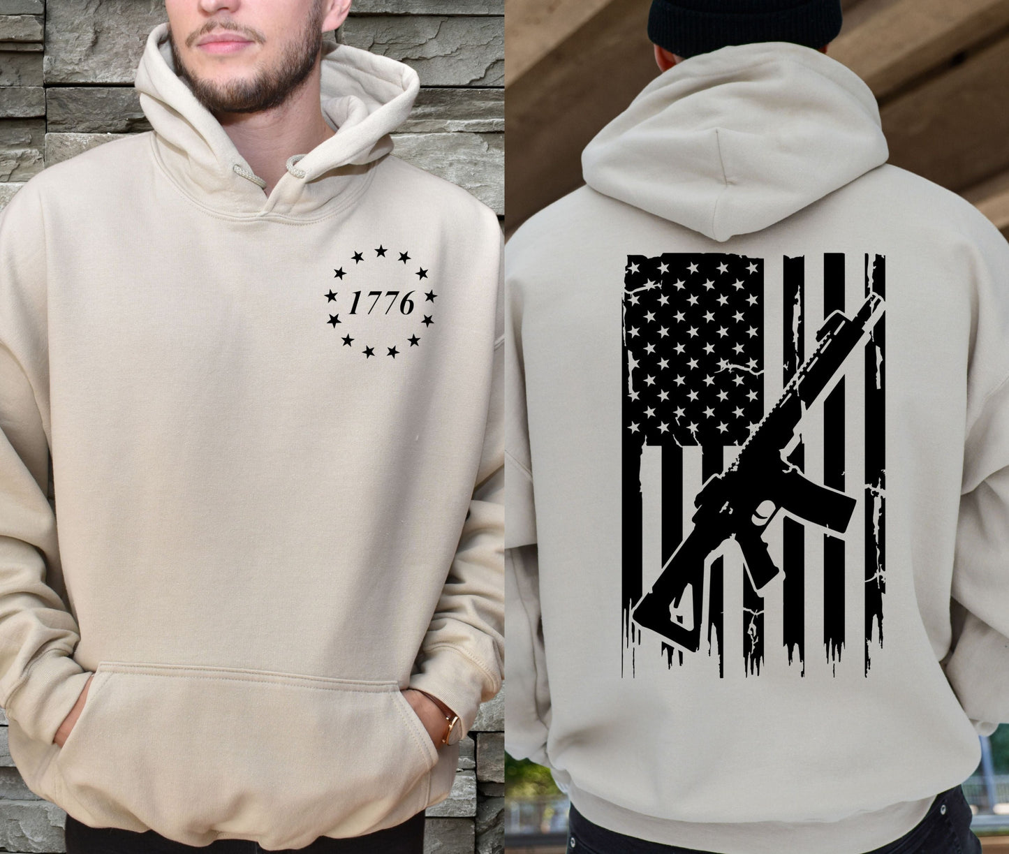 1776 Armed Patriot Hoodie