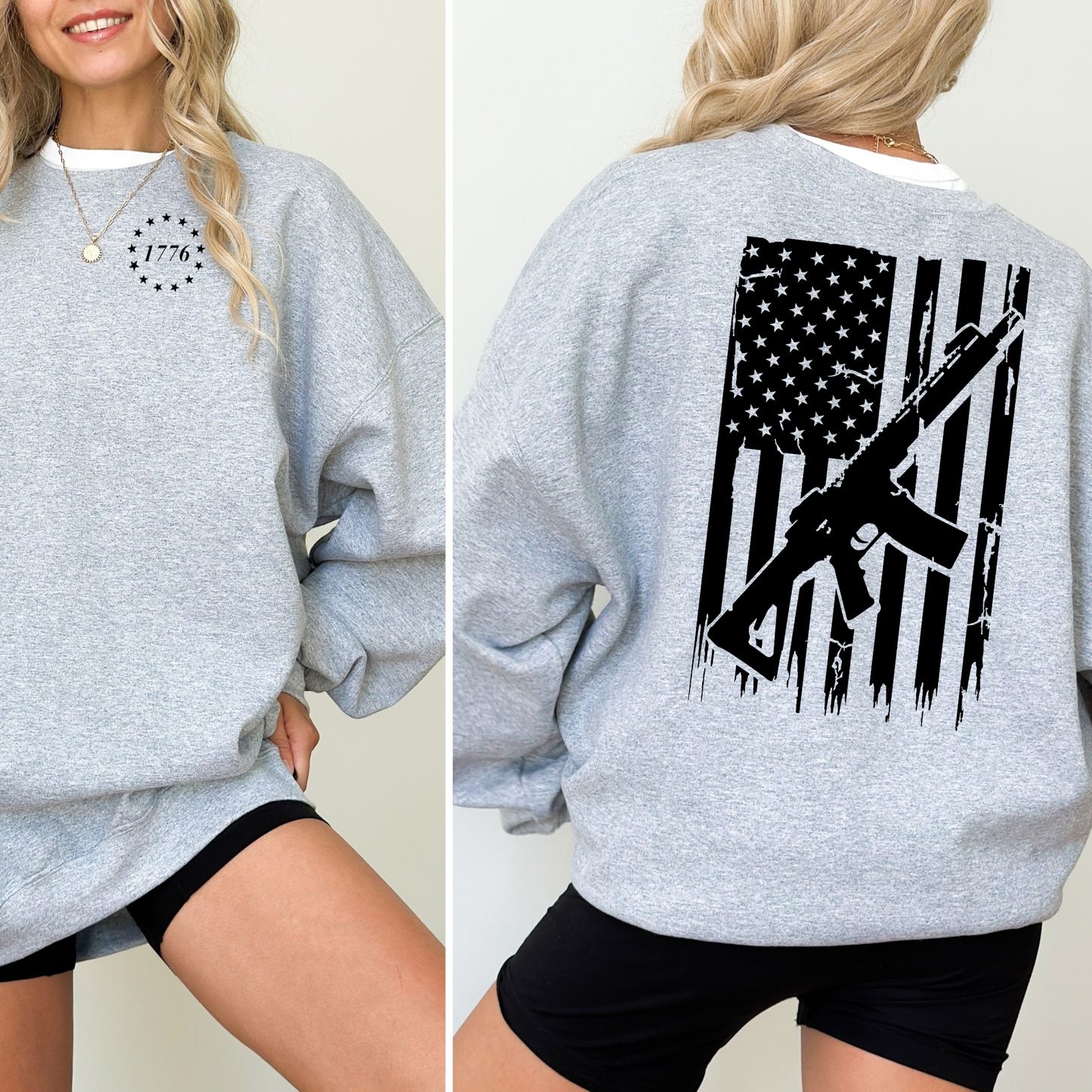 1776 Armed Patriot Crewneck