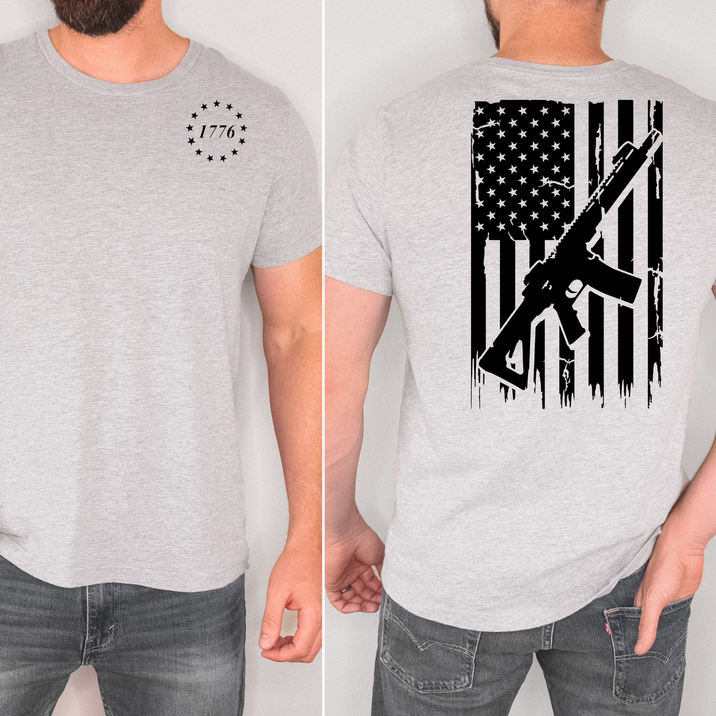 1776 Armed Patriot T-shirt