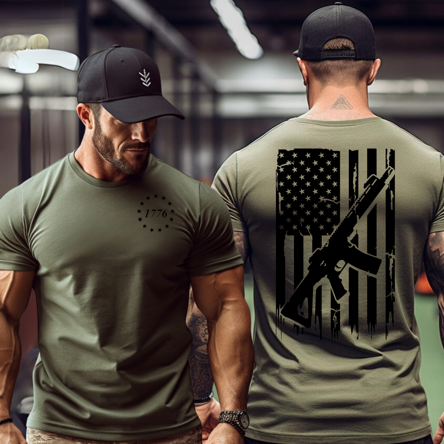 1776 Armed Patriot T-shirt