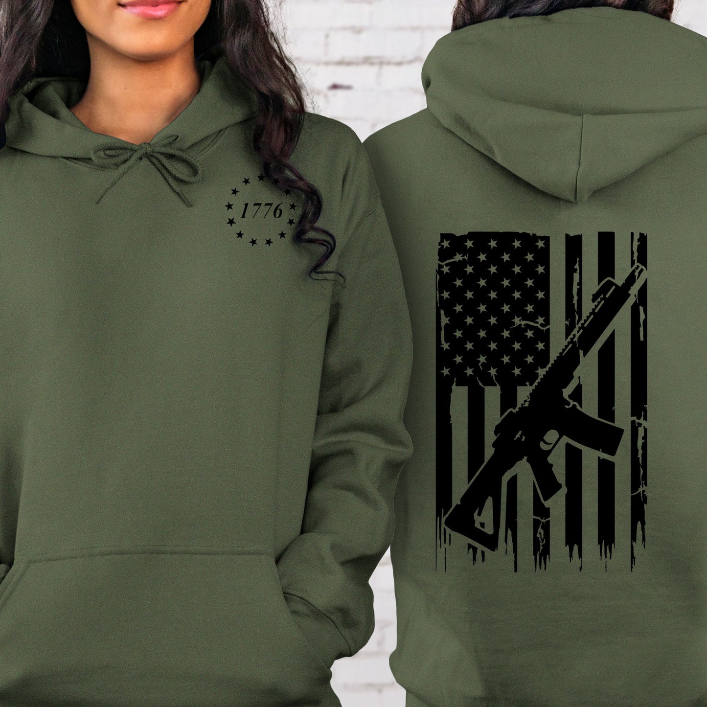 1776 Armed Patriot Hoodie