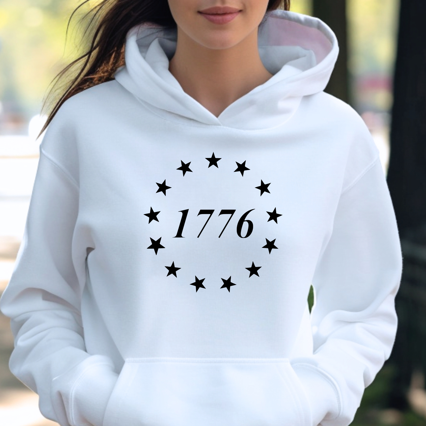 1776 Betsy Ross 13 Stars Hoodie