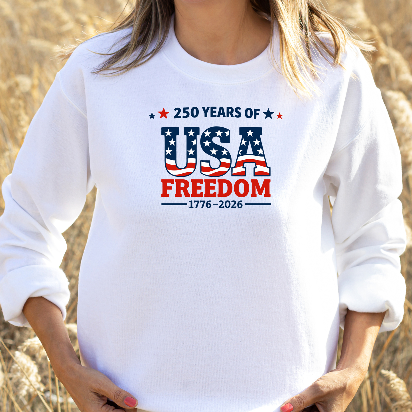 250 Years of USA Freedom Crewneck Sweatshirt