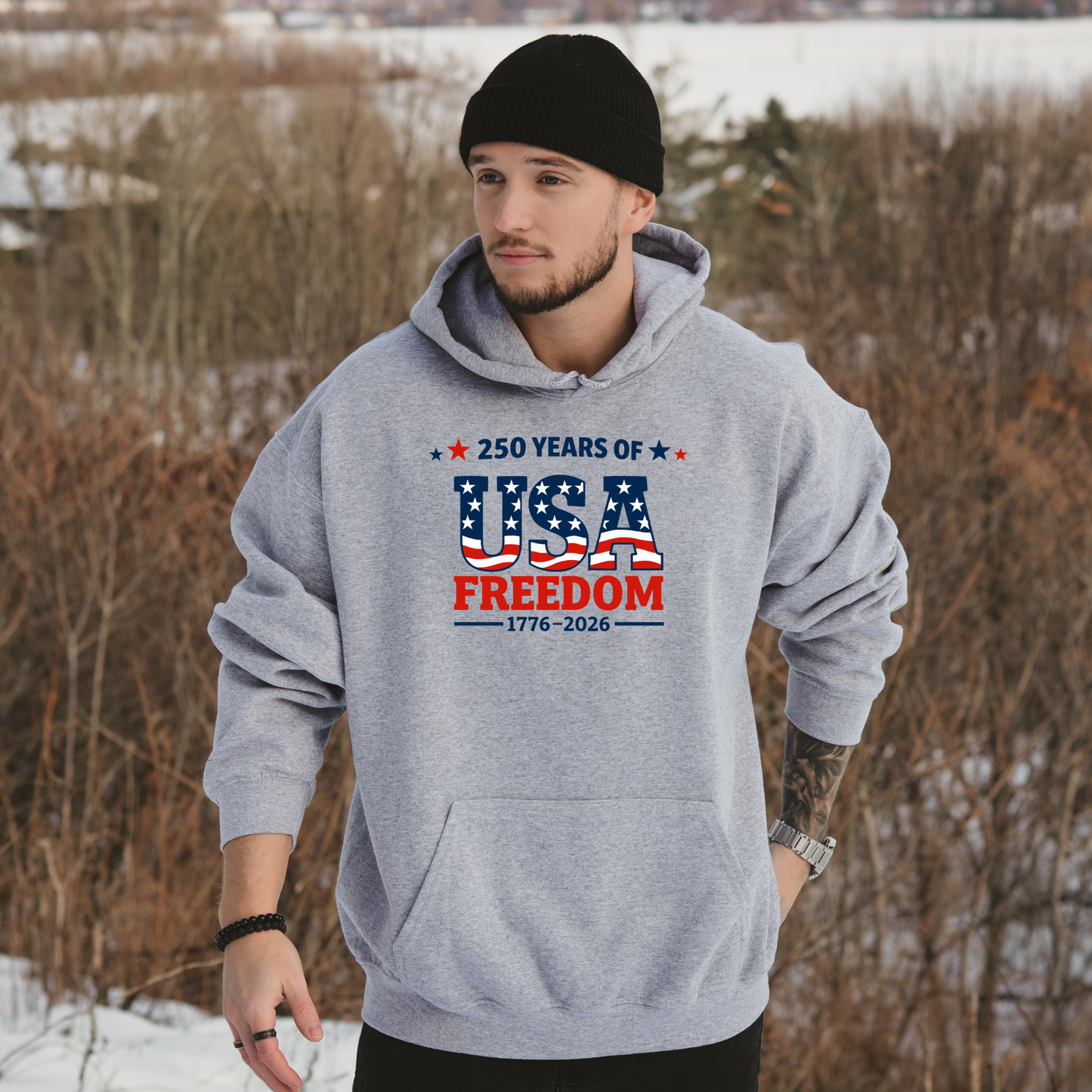 250 Years of USA Freedom Hoodie
