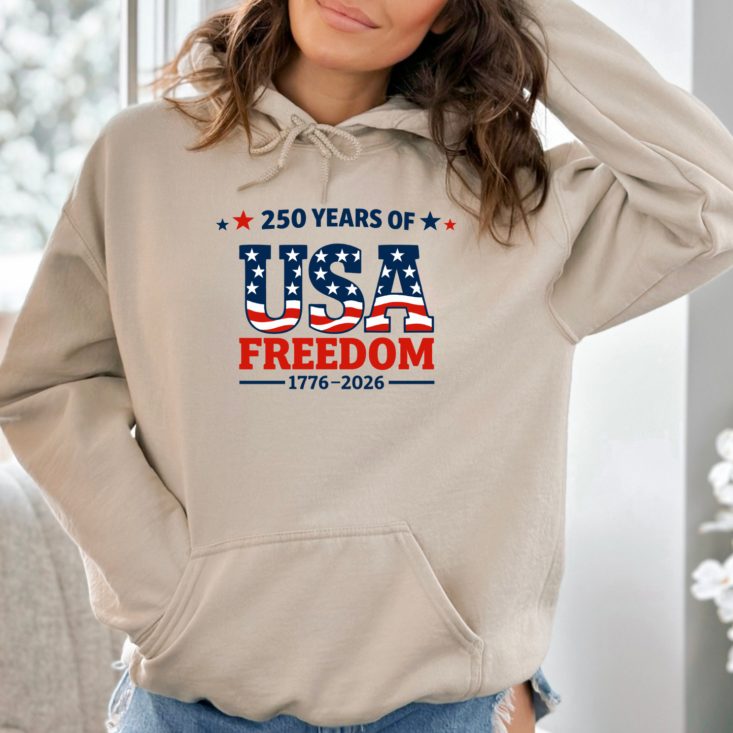 250 Years of USA Freedom Hoodie