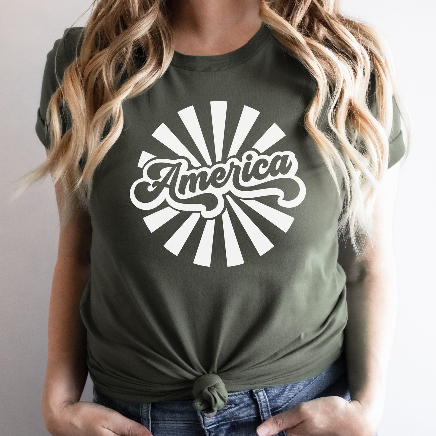 America Pinwheel Tee