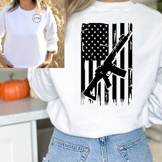 1776 Armed Patriot Crewneck
