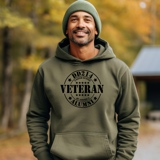 DD214 Veteran Alumni Hoodie