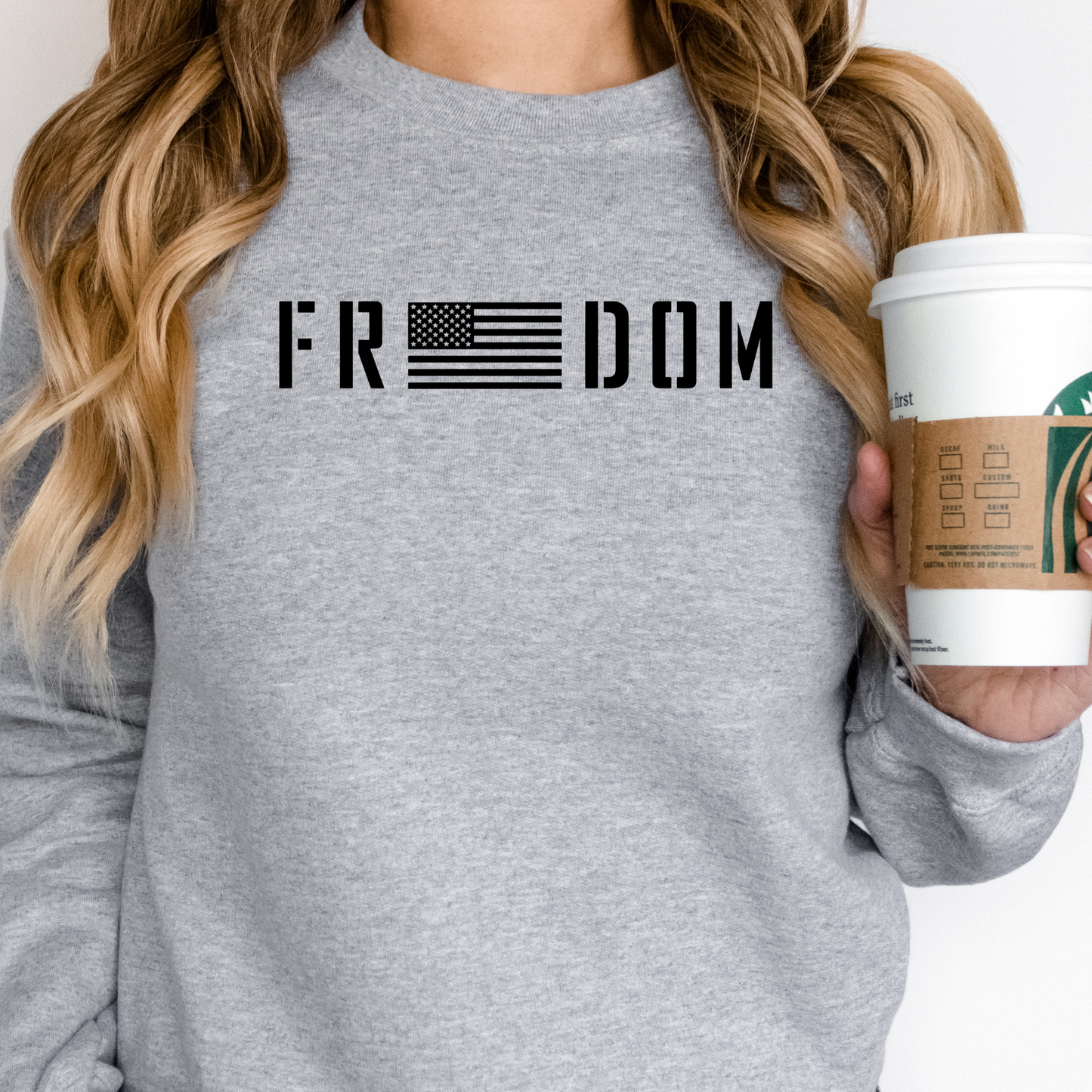 Freedom Flag Crewneck