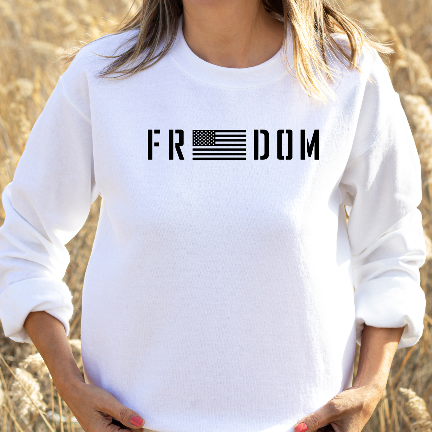 Freedom Flag Crewneck