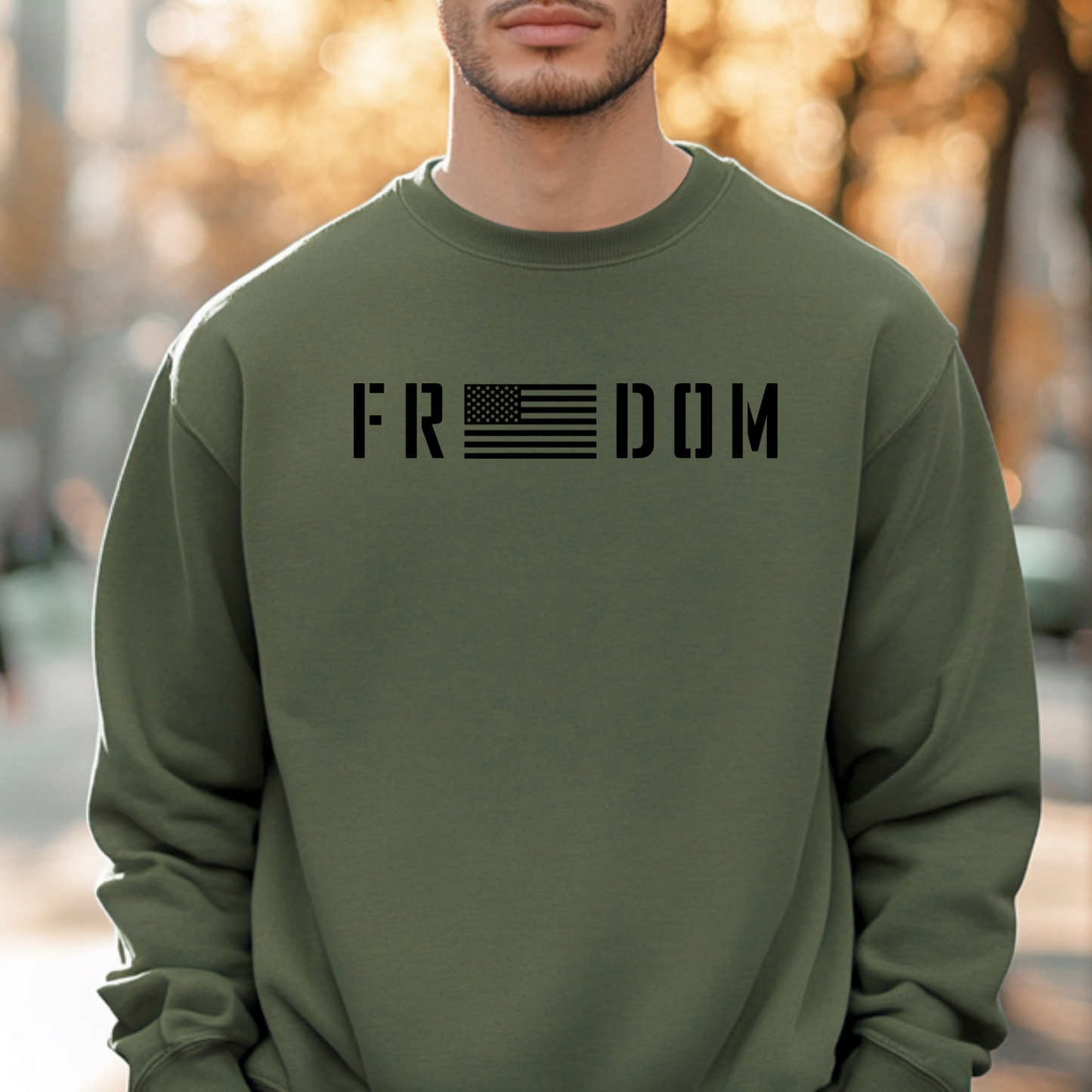 Freedom Flag Crewneck