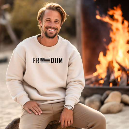 Freedom Flag Crewneck