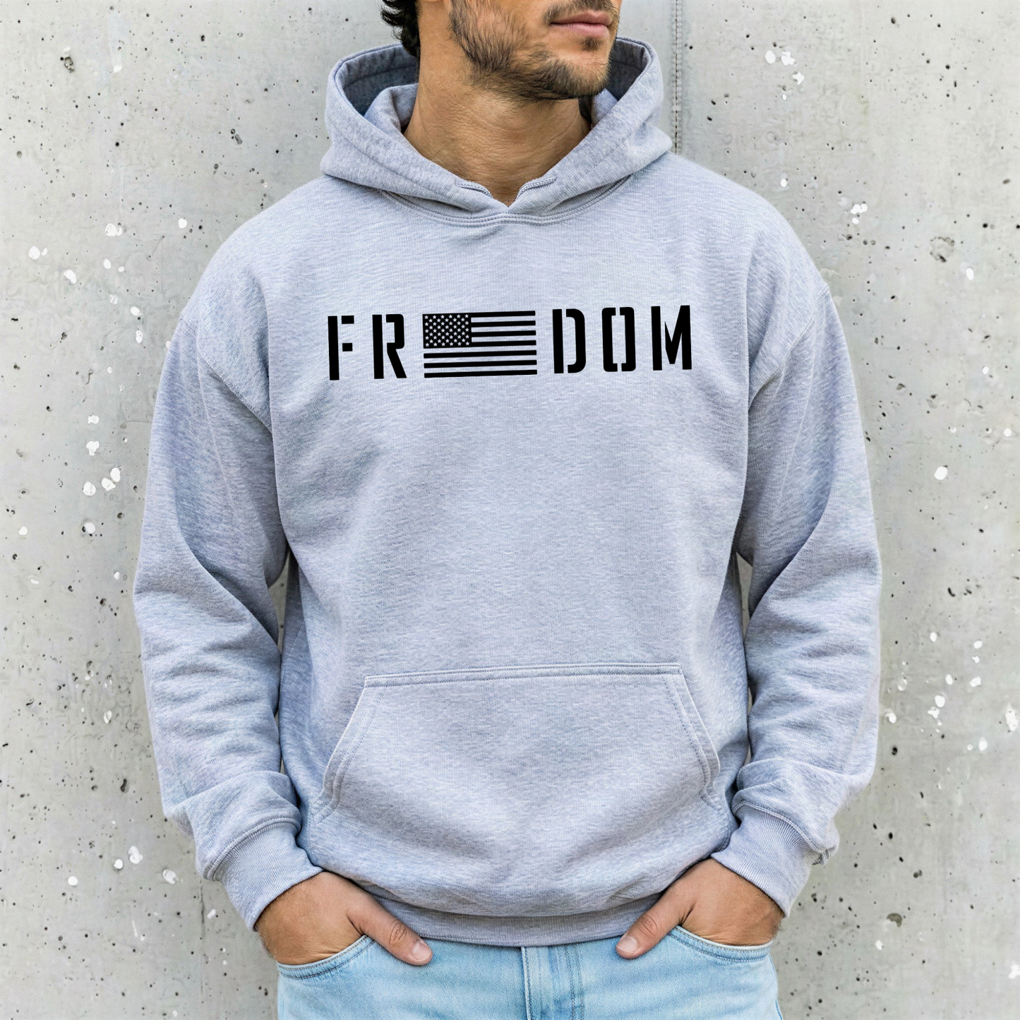 Freedom Flag Pullover Hoodie