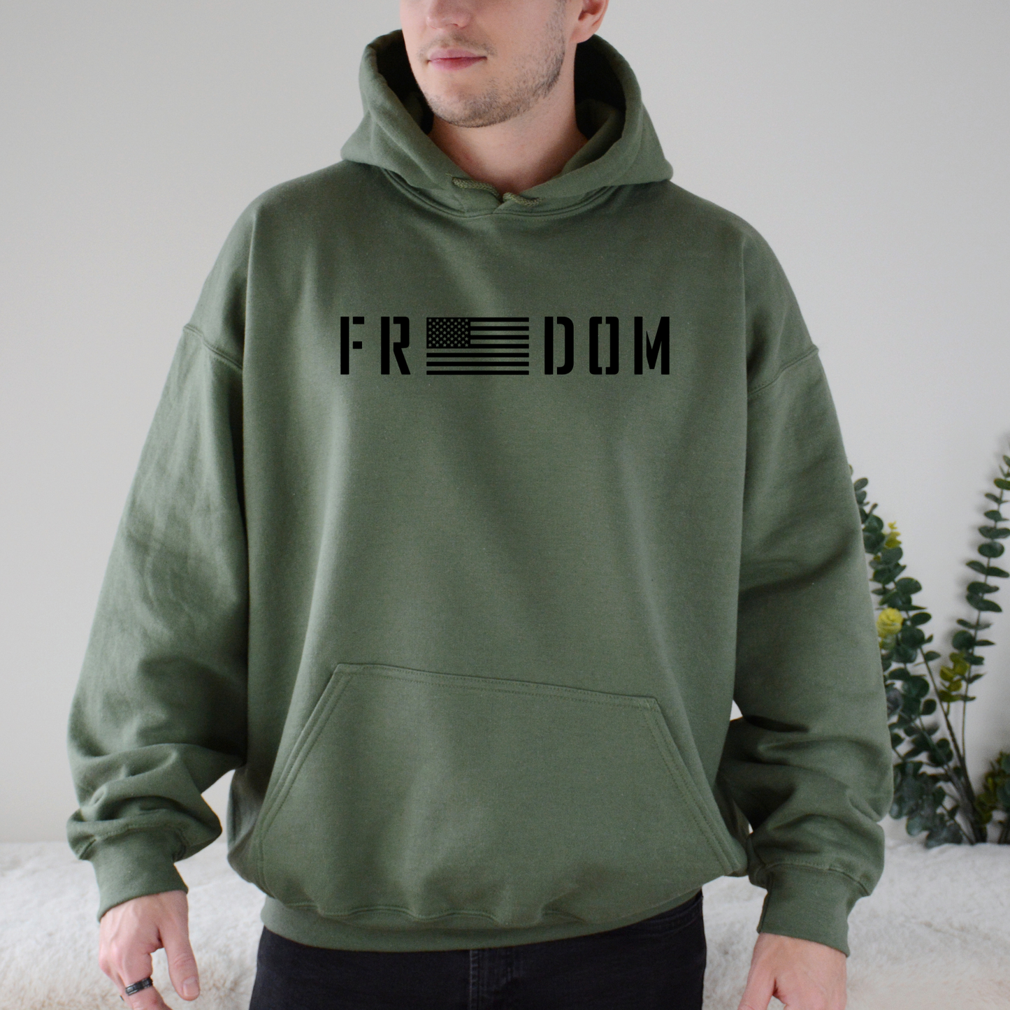 Freedom Flag Pullover Hoodie