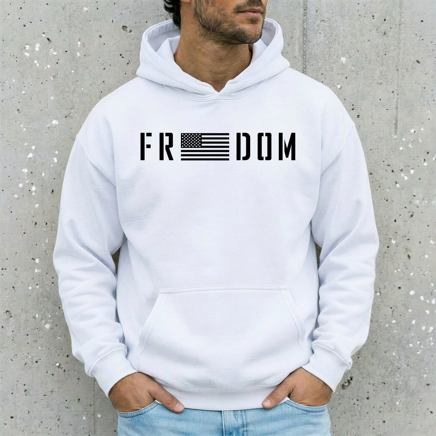 Freedom Flag Pullover Hoodie