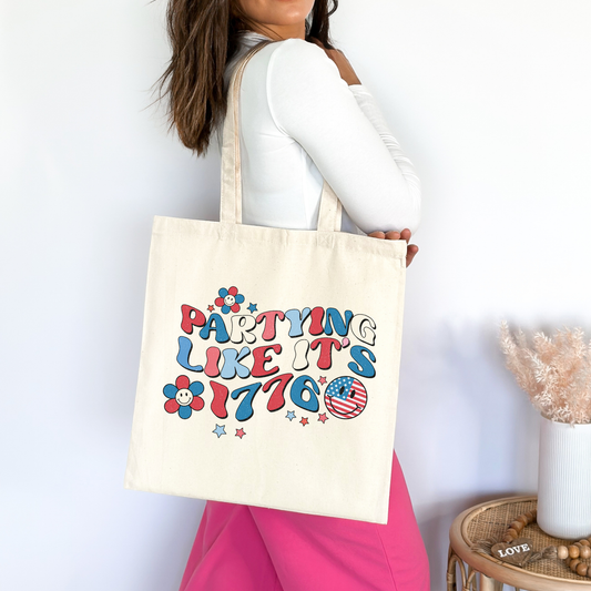 Partying Like It's 1776 Tote Bag