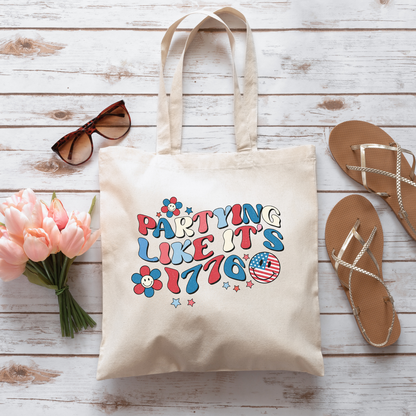 Partying Like It's 1776 Tote Bag