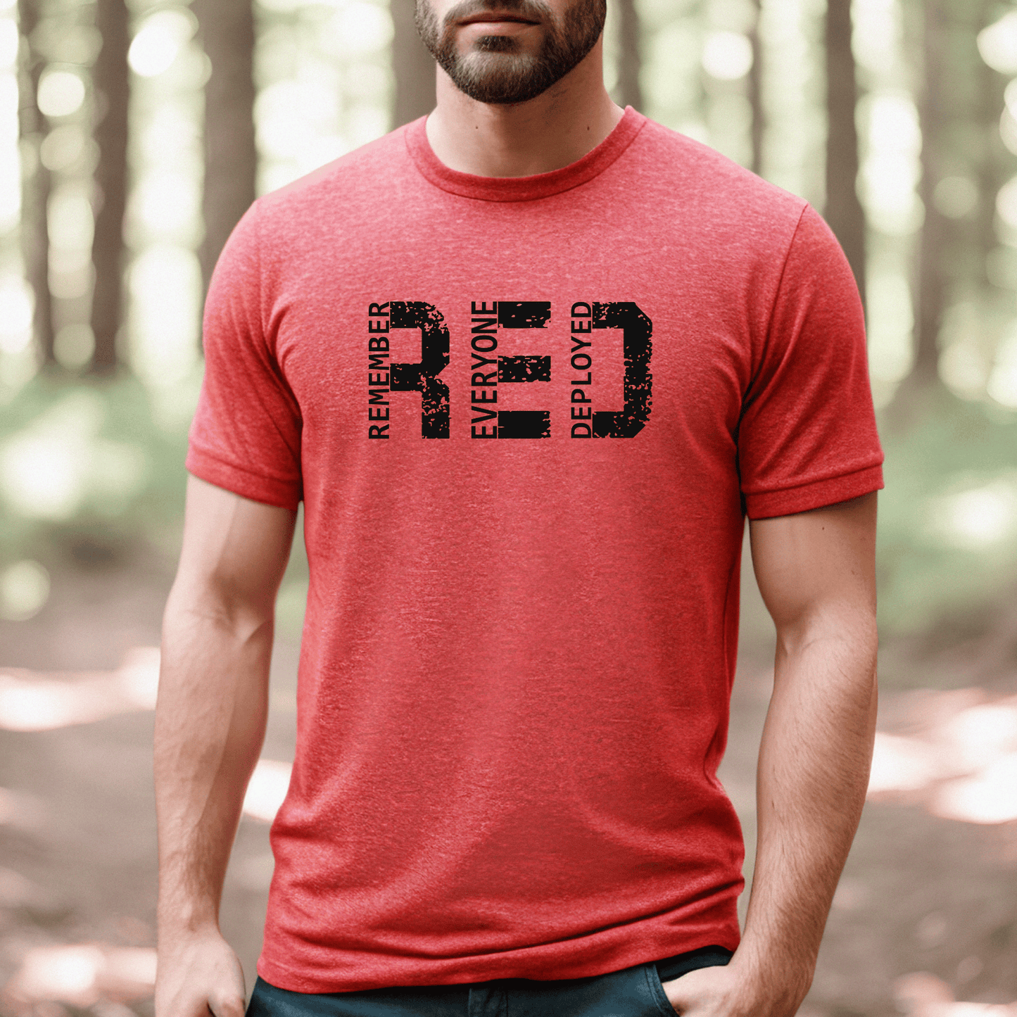 R.E.D. Remember Everyone Deployed T-shirt