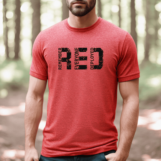 R.E.D. Remember Everyone Deployed T-shirt