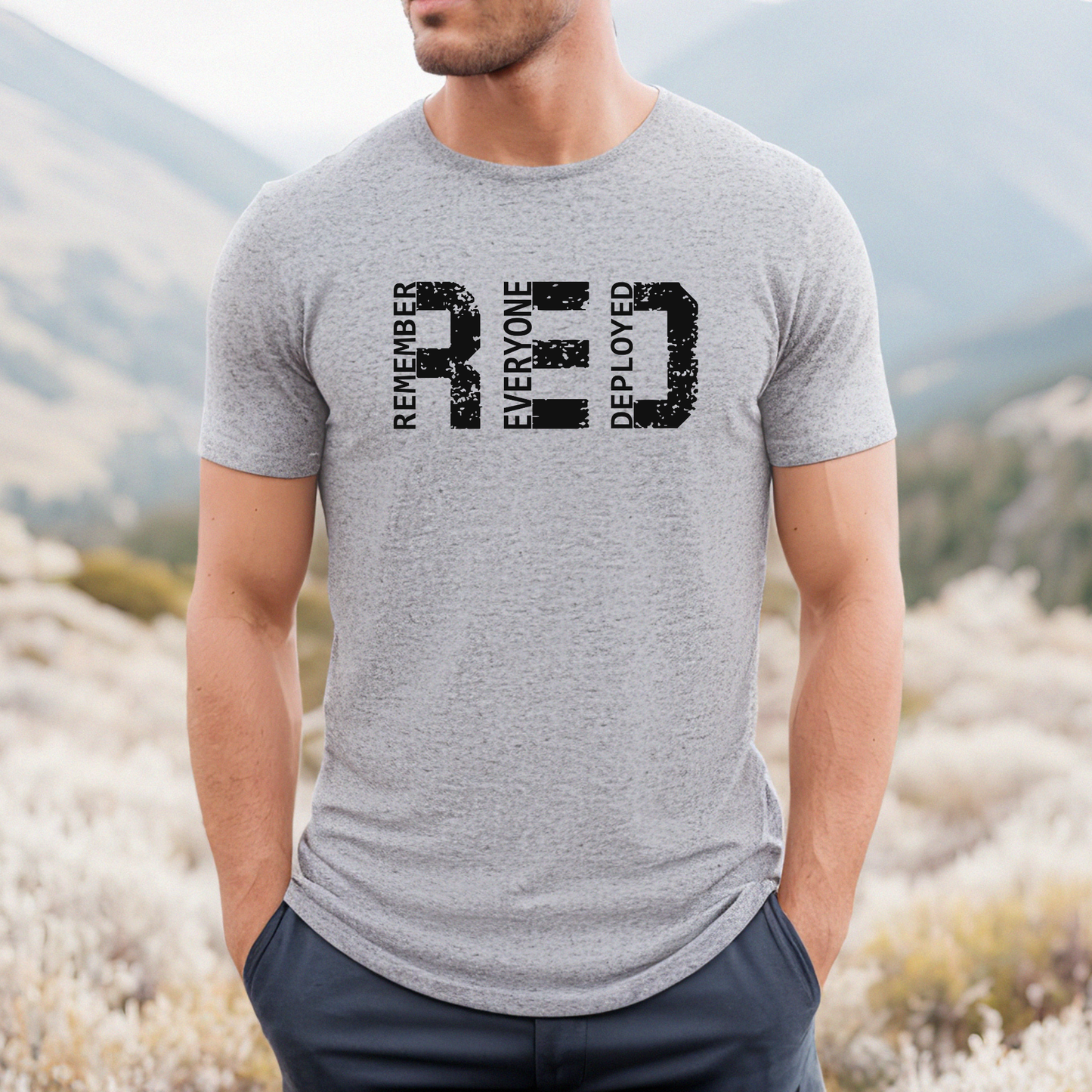 R.E.D. Remember Everyone Deployed T-shirt