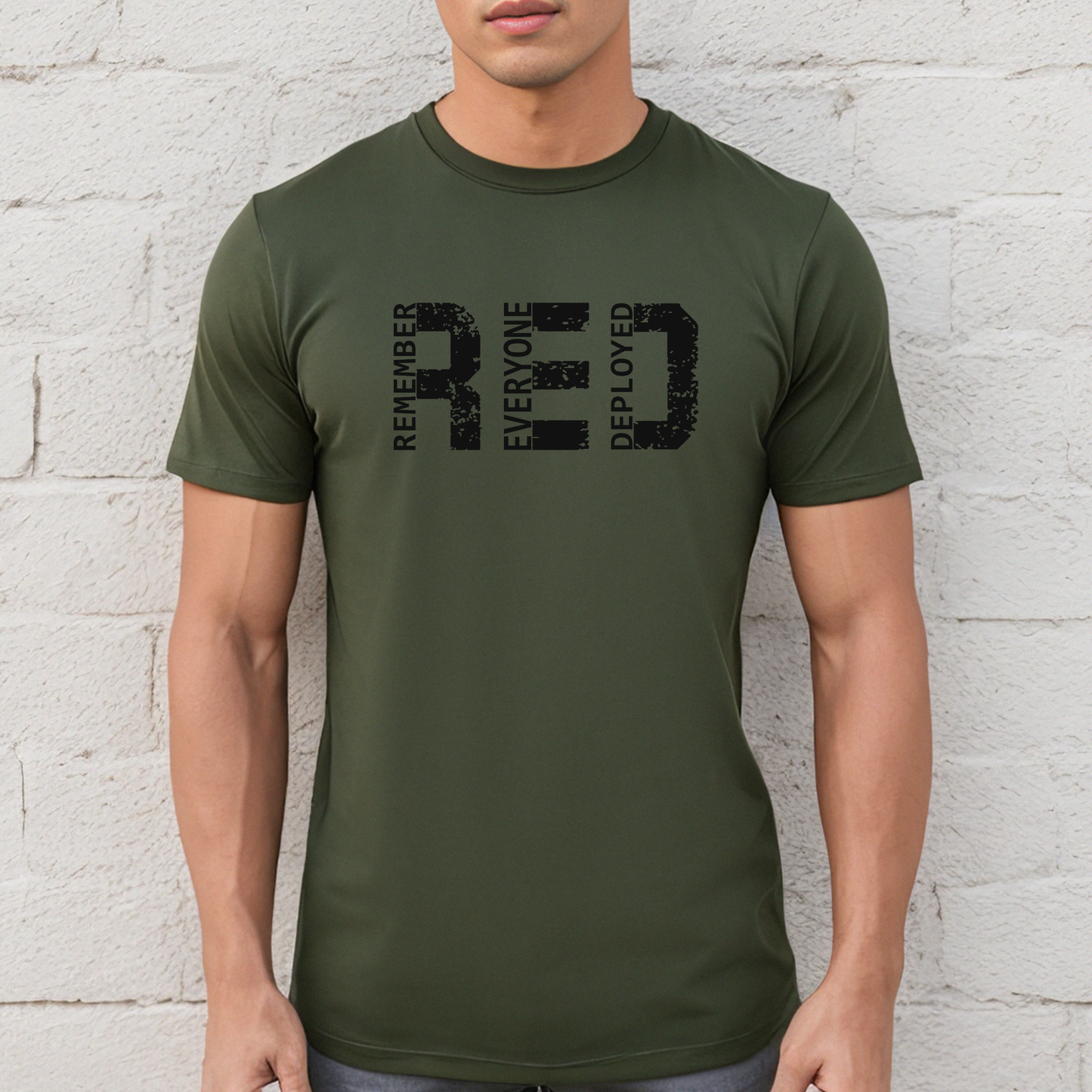 R.E.D. Remember Everyone Deployed T-shirt