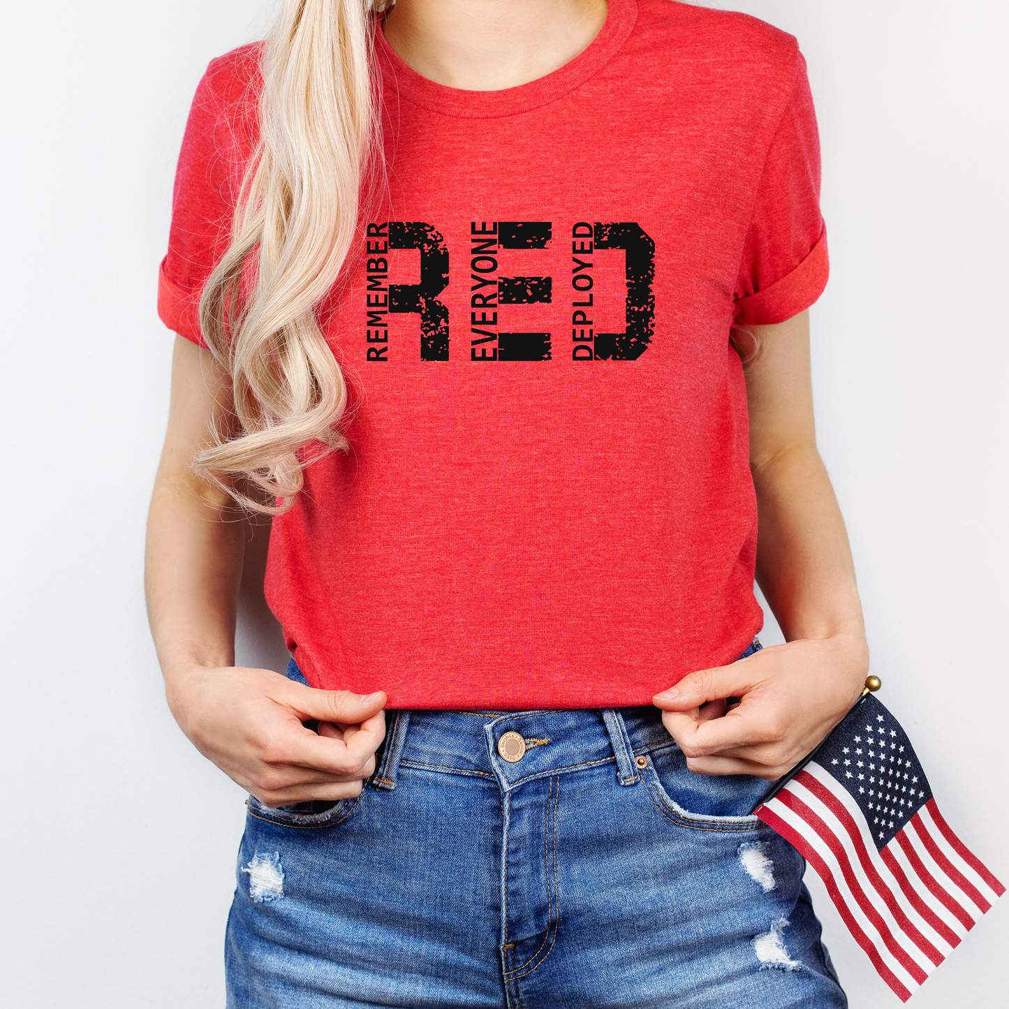 R.E.D. Remember Everyone Deployed T-shirt