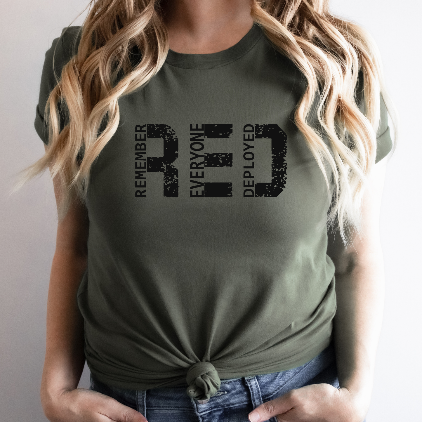 R.E.D. Remember Everyone Deployed T-shirt