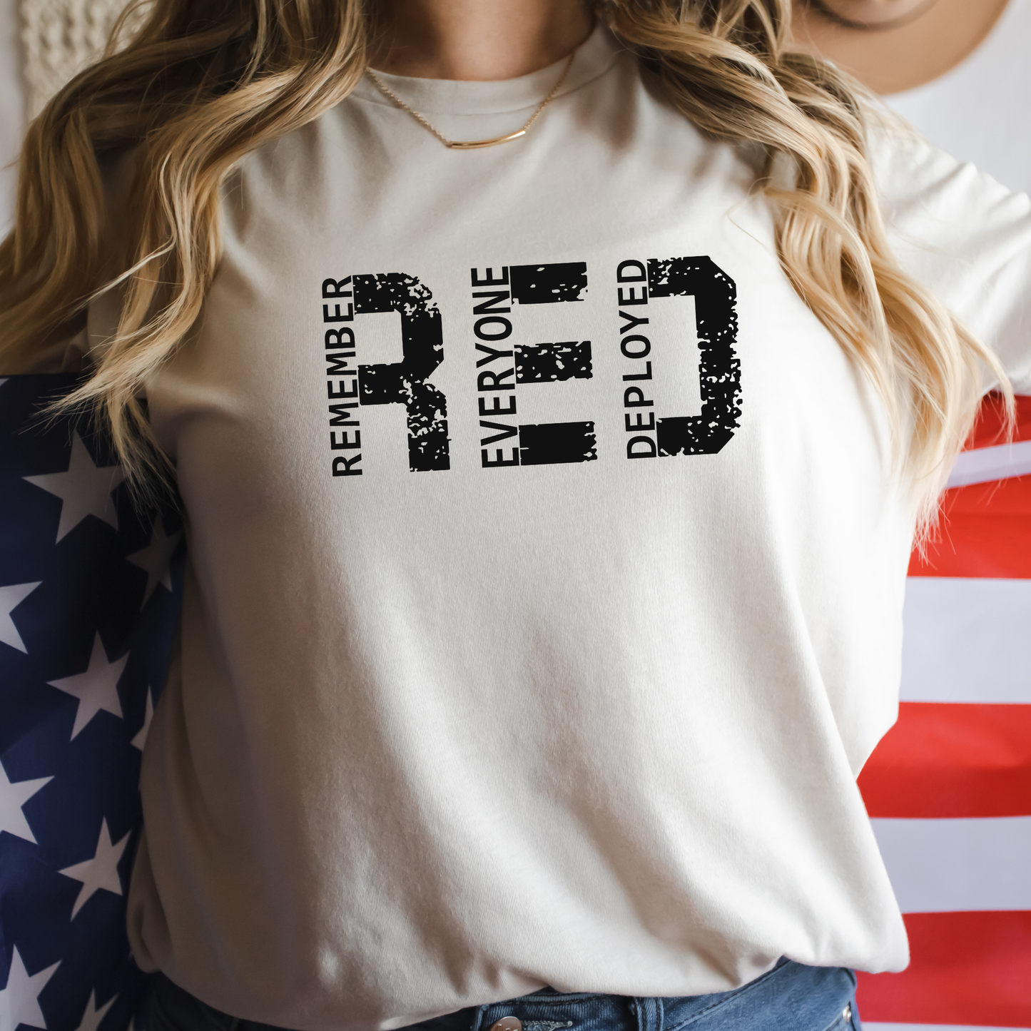 R.E.D. Remember Everyone Deployed T-shirt