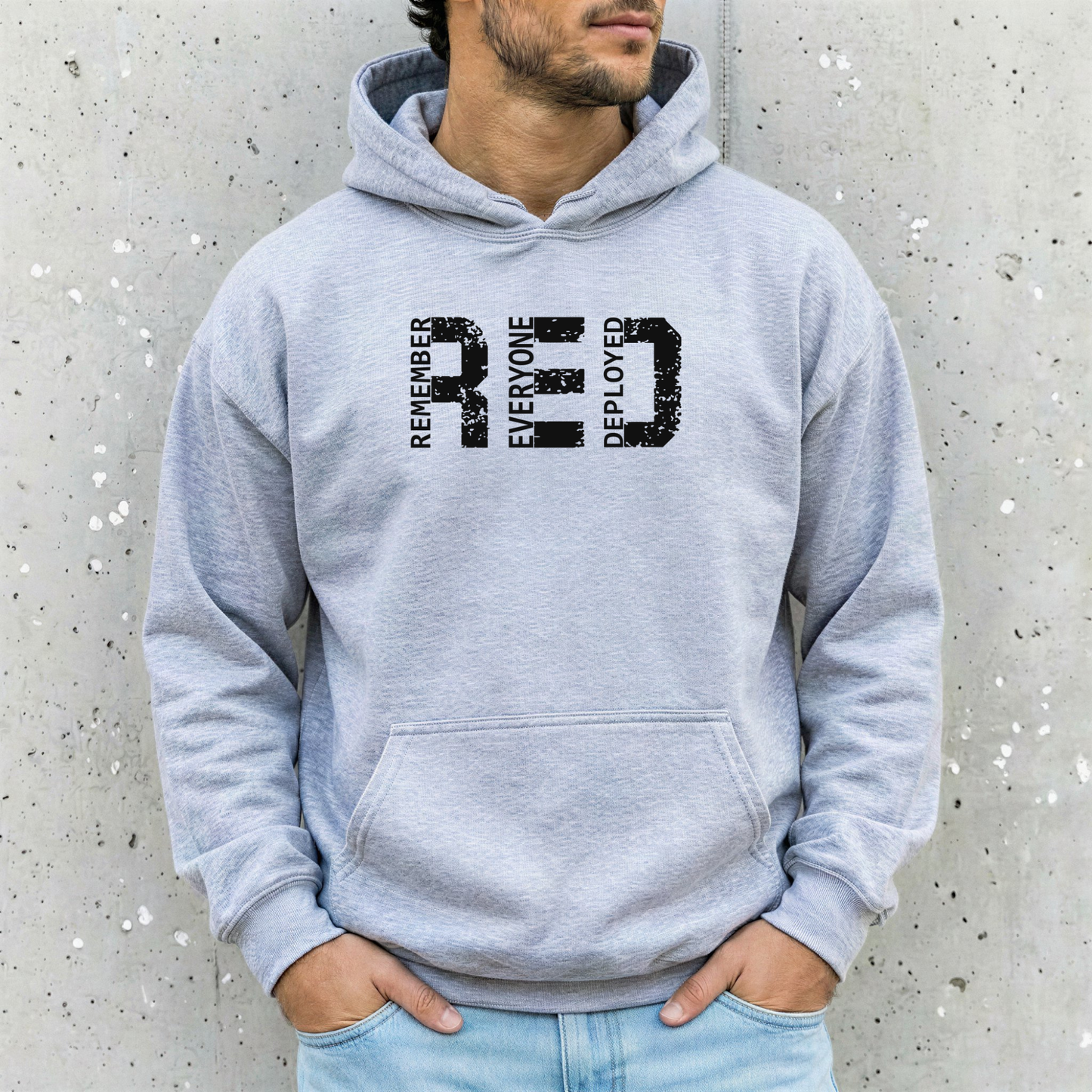 R.E.D. Remember Everyone Deployed Hoodie