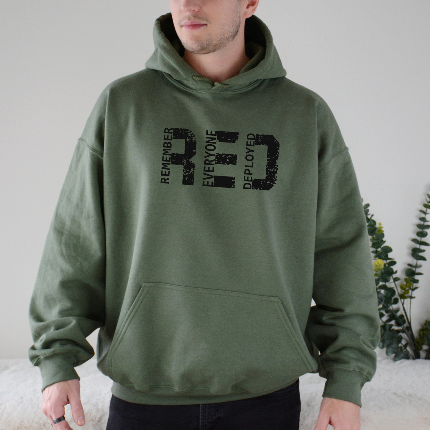 R.E.D. Remember Everyone Deployed Hoodie
