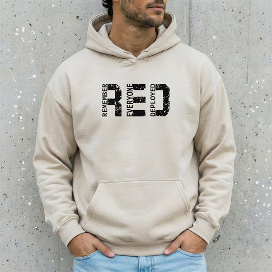 R.E.D. Remember Everyone Deployed Hoodie