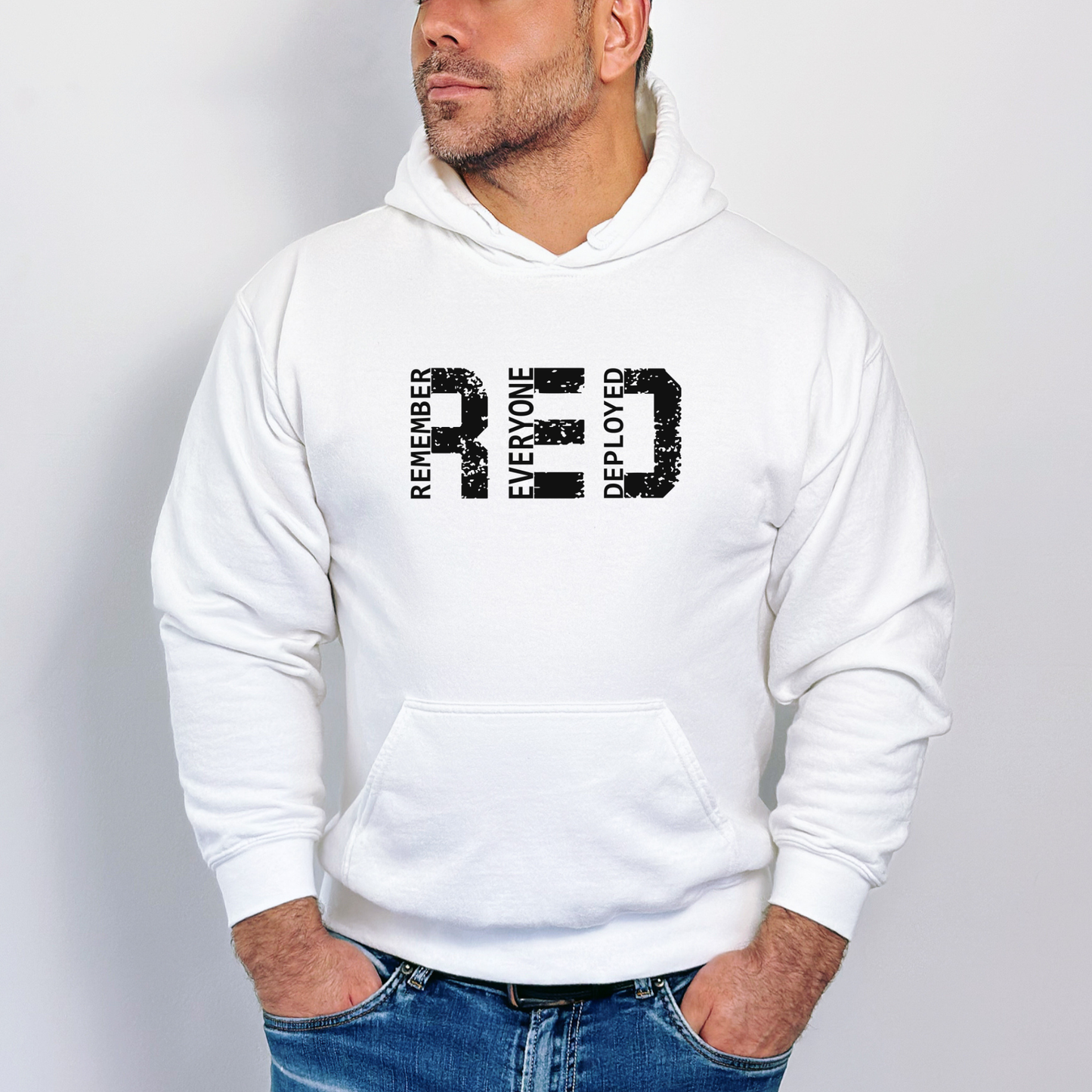R.E.D. Remember Everyone Deployed Hoodie