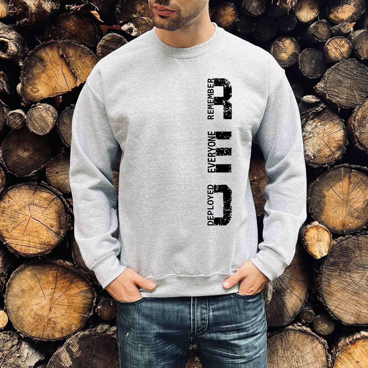 Remember Everyone Deployed (R.E.D.) Crewneck