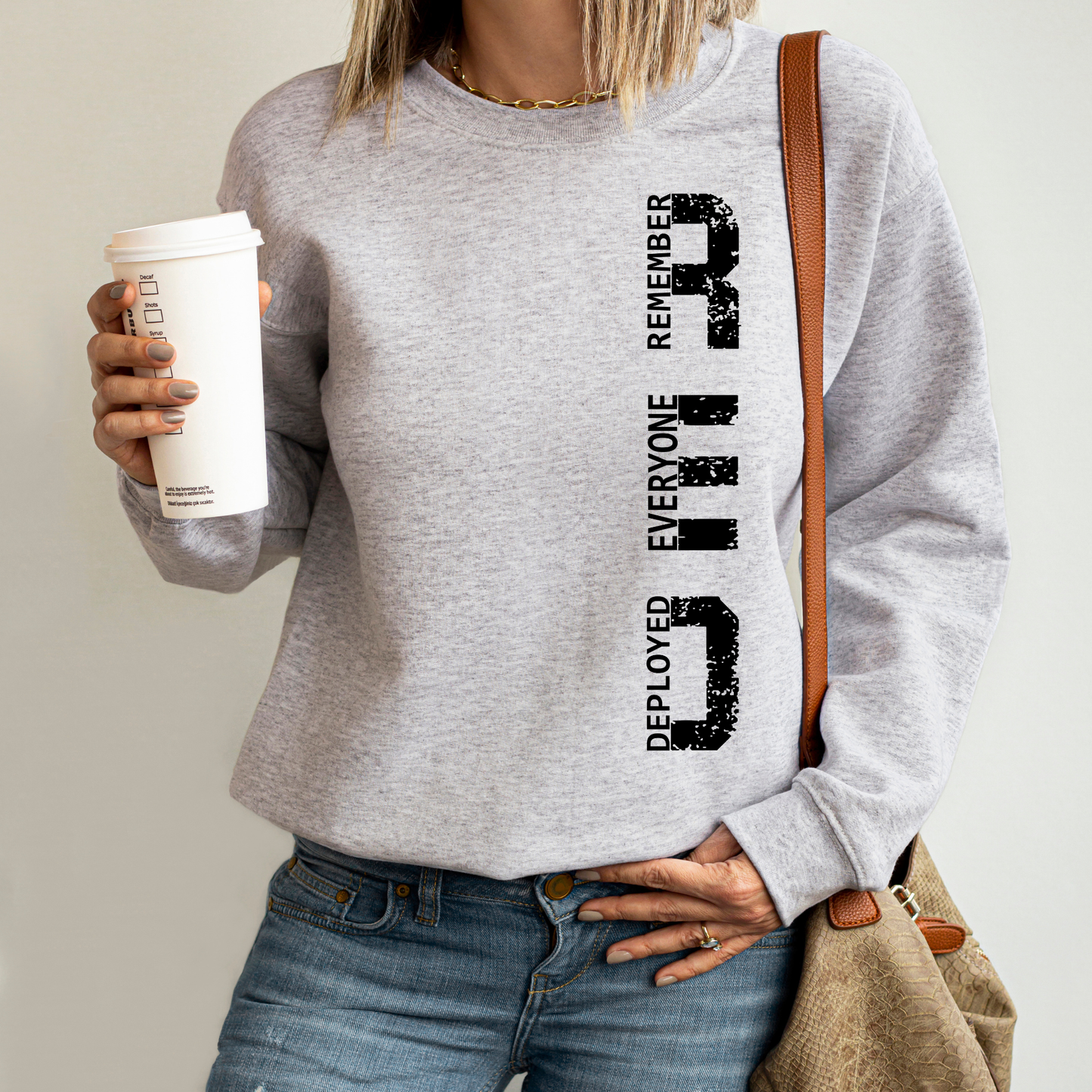 Remember Everyone Deployed (R.E.D.) Crewneck