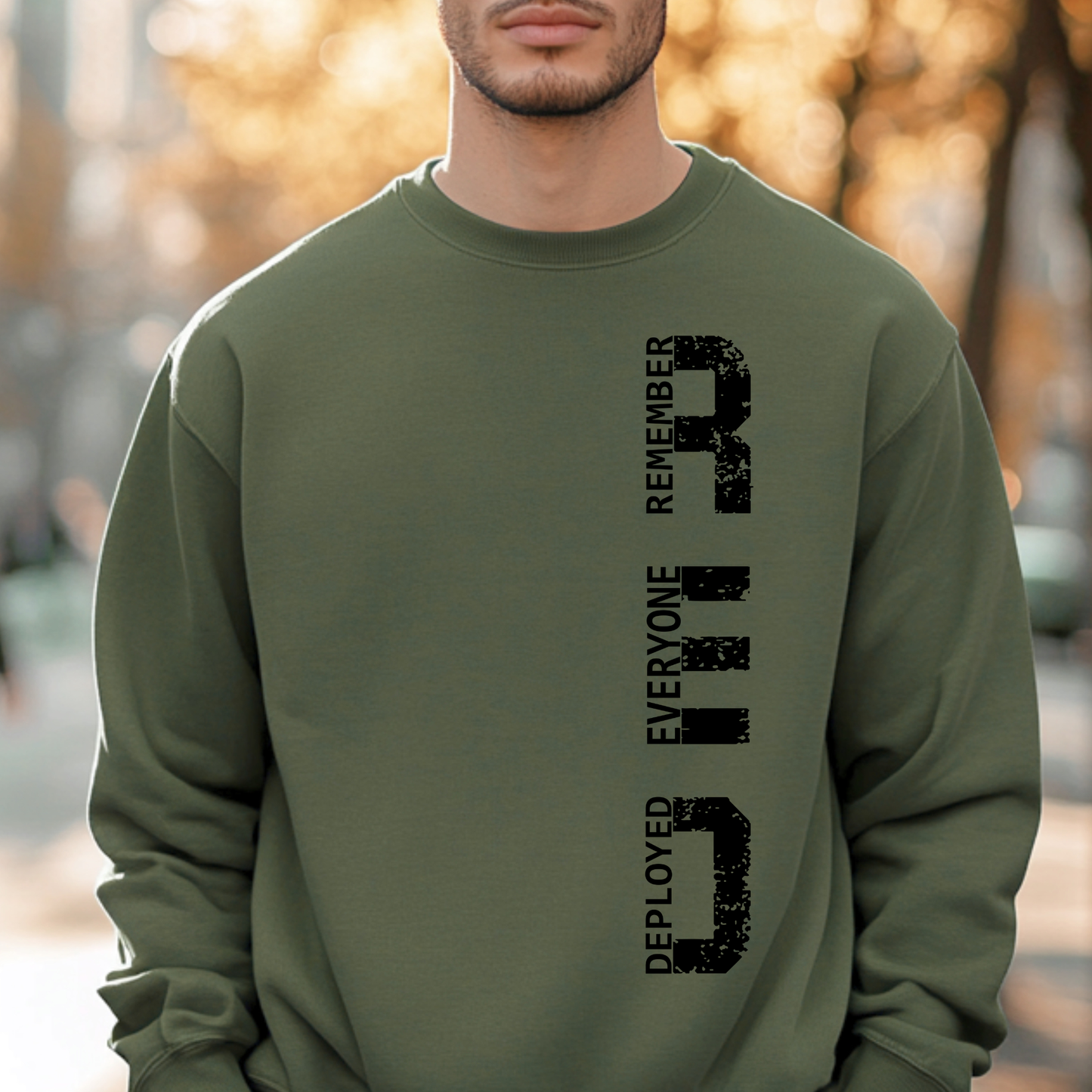 Remember Everyone Deployed (R.E.D.) Crewneck