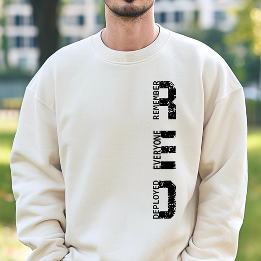 Remember Everyone Deployed (R.E.D.) Crewneck