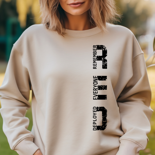 Remember Everyone Deployed (R.E.D.) Crewneck
