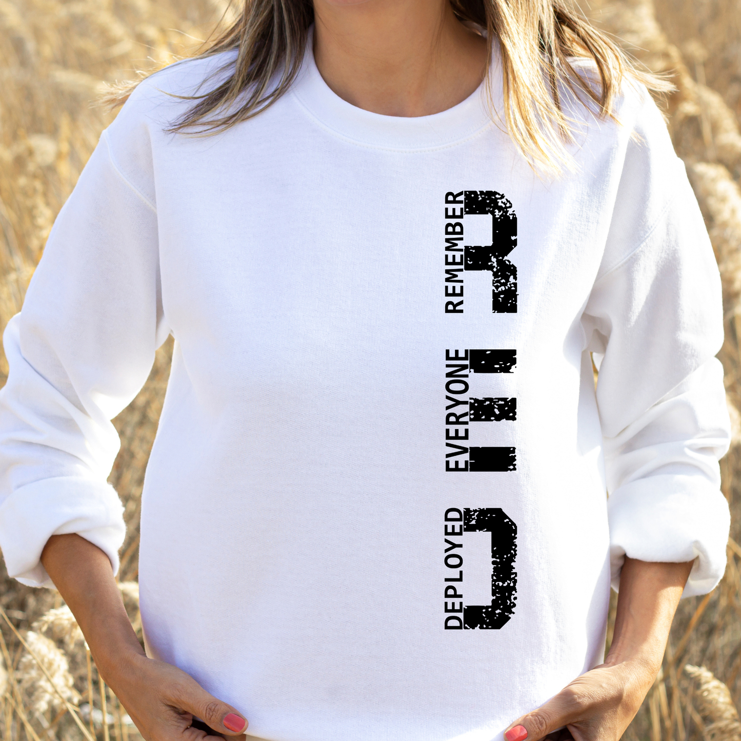 Remember Everyone Deployed (R.E.D.) Crewneck