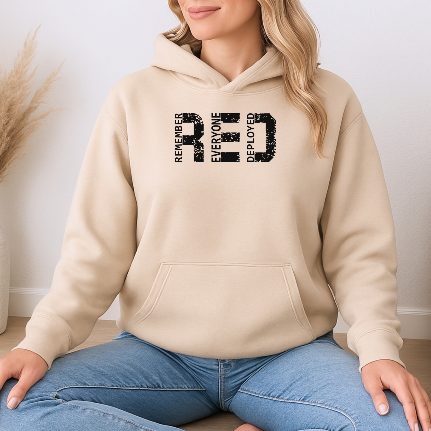 R.E.D. Remember Everyone Deployed Hoodie