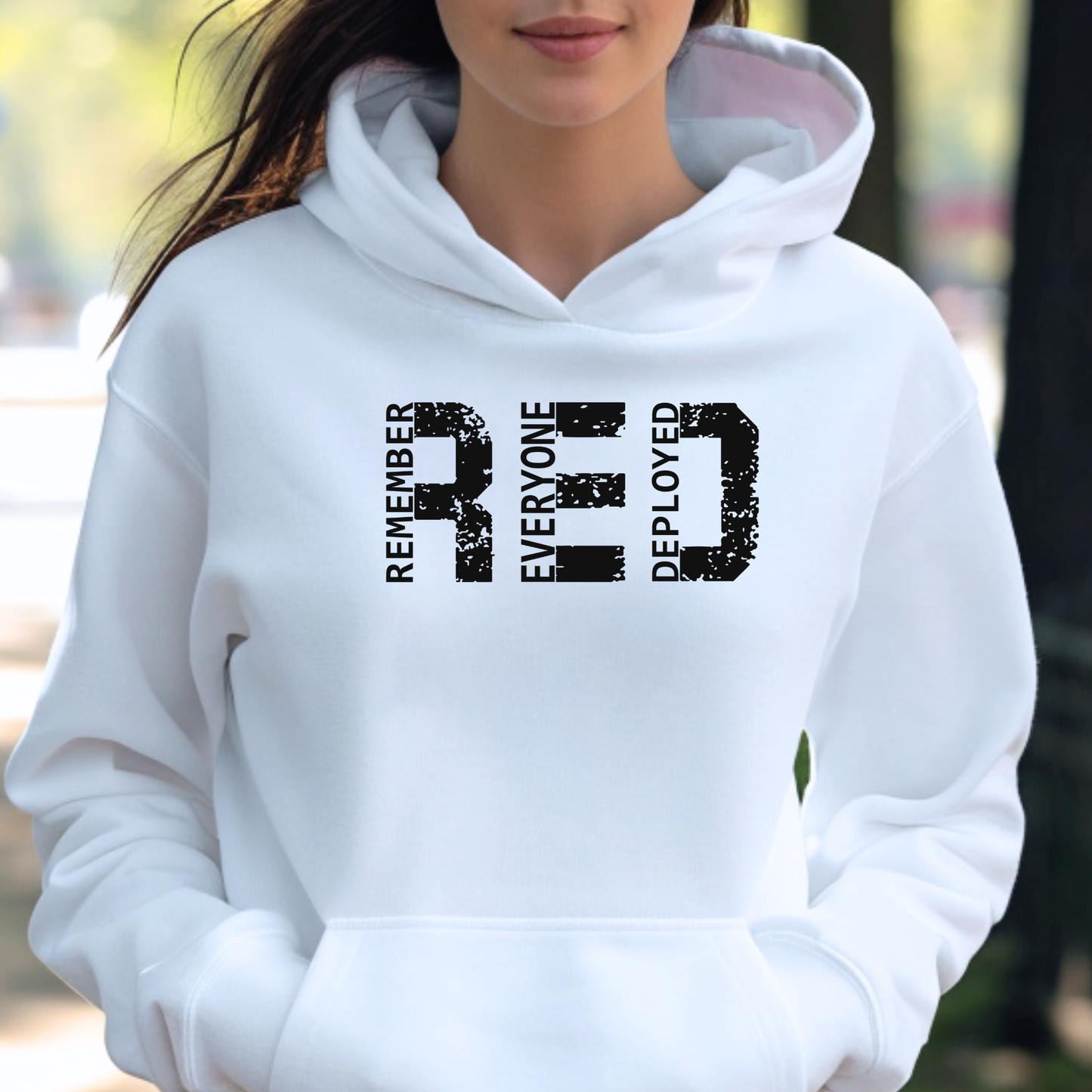 R.E.D. Remember Everyone Deployed Hoodie