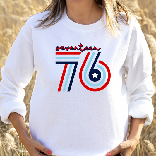 Seventeen 76 Retro Crewneck