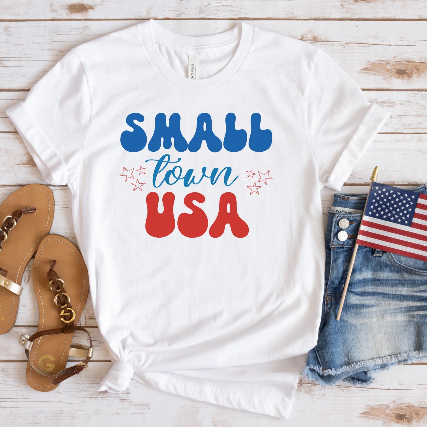 Small Town USA tee