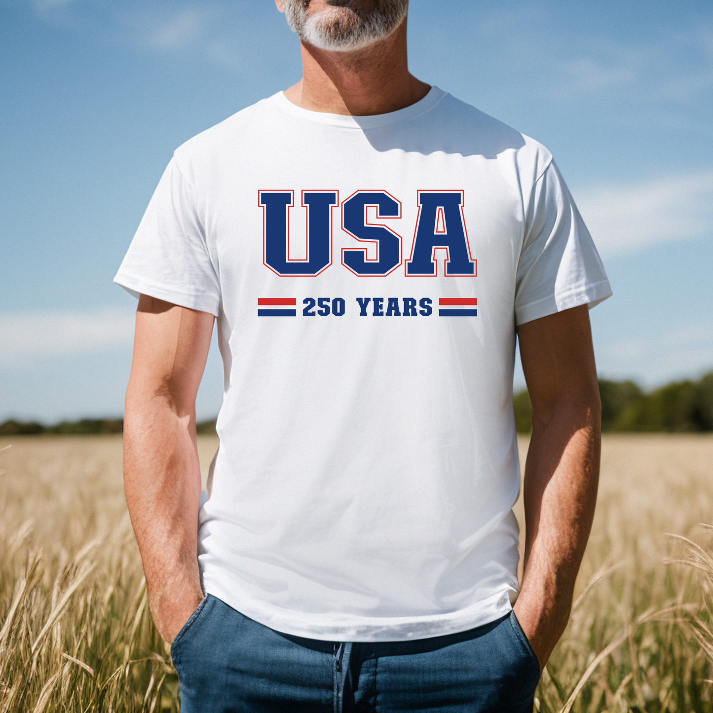 USA 250 Years Varsity T-shirt