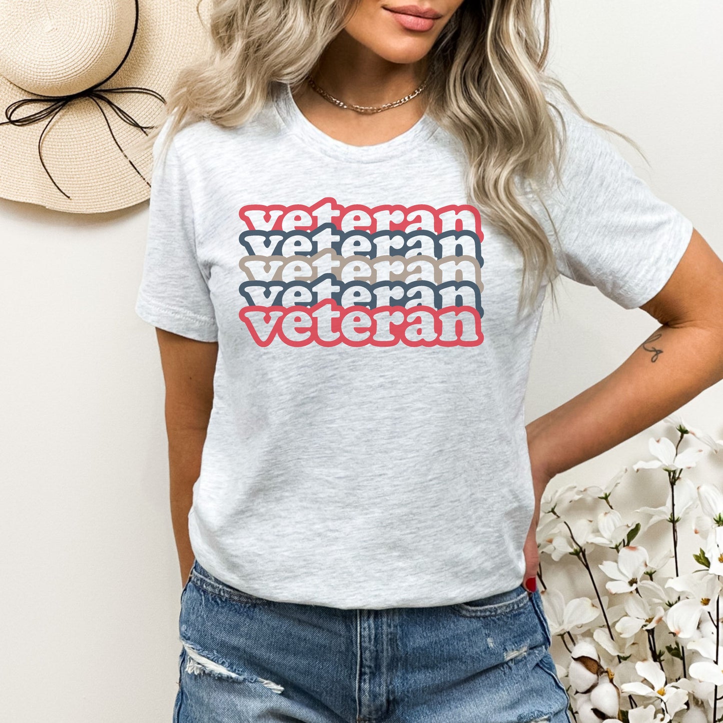 Colorful Veteran Tee