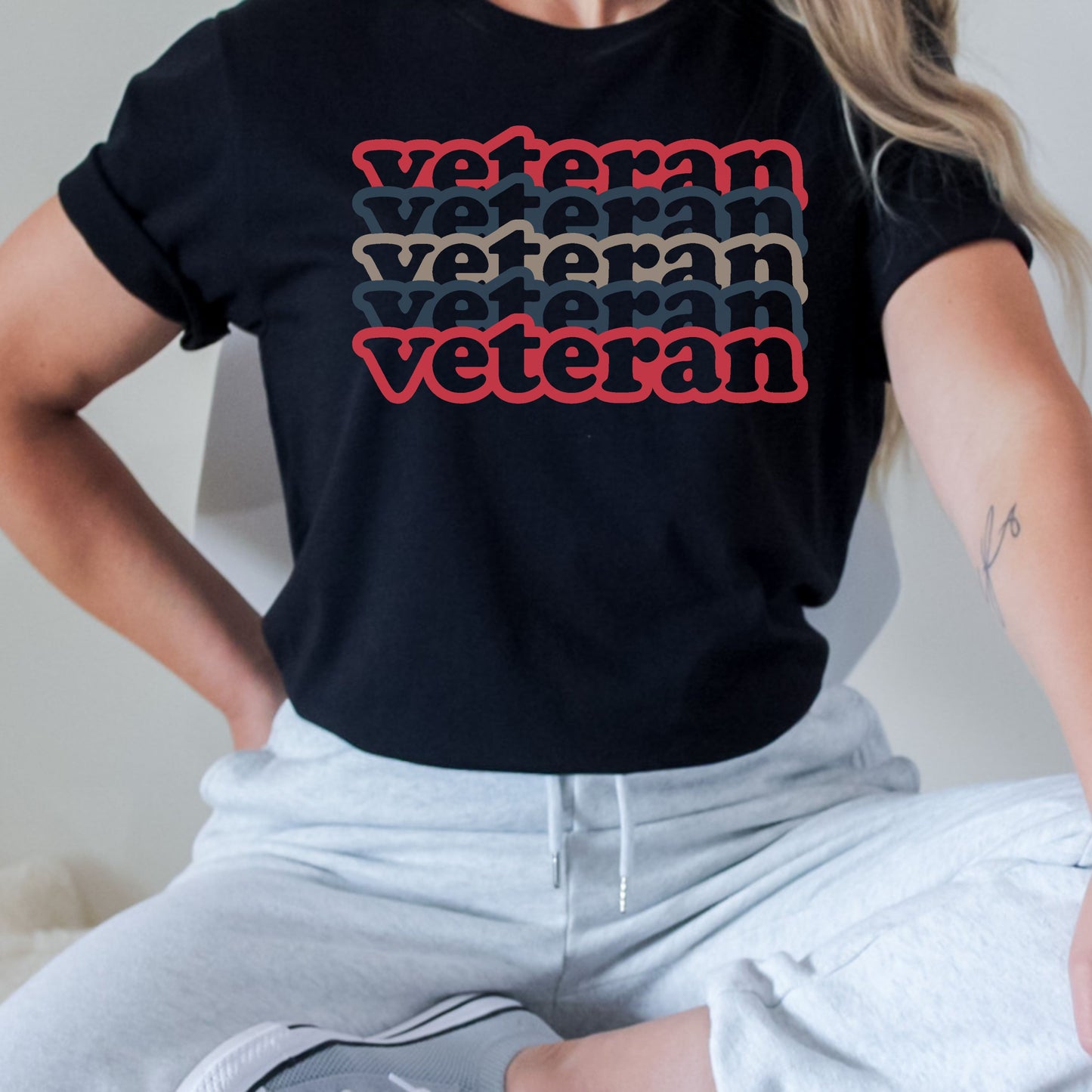 Colorful Veteran Tee