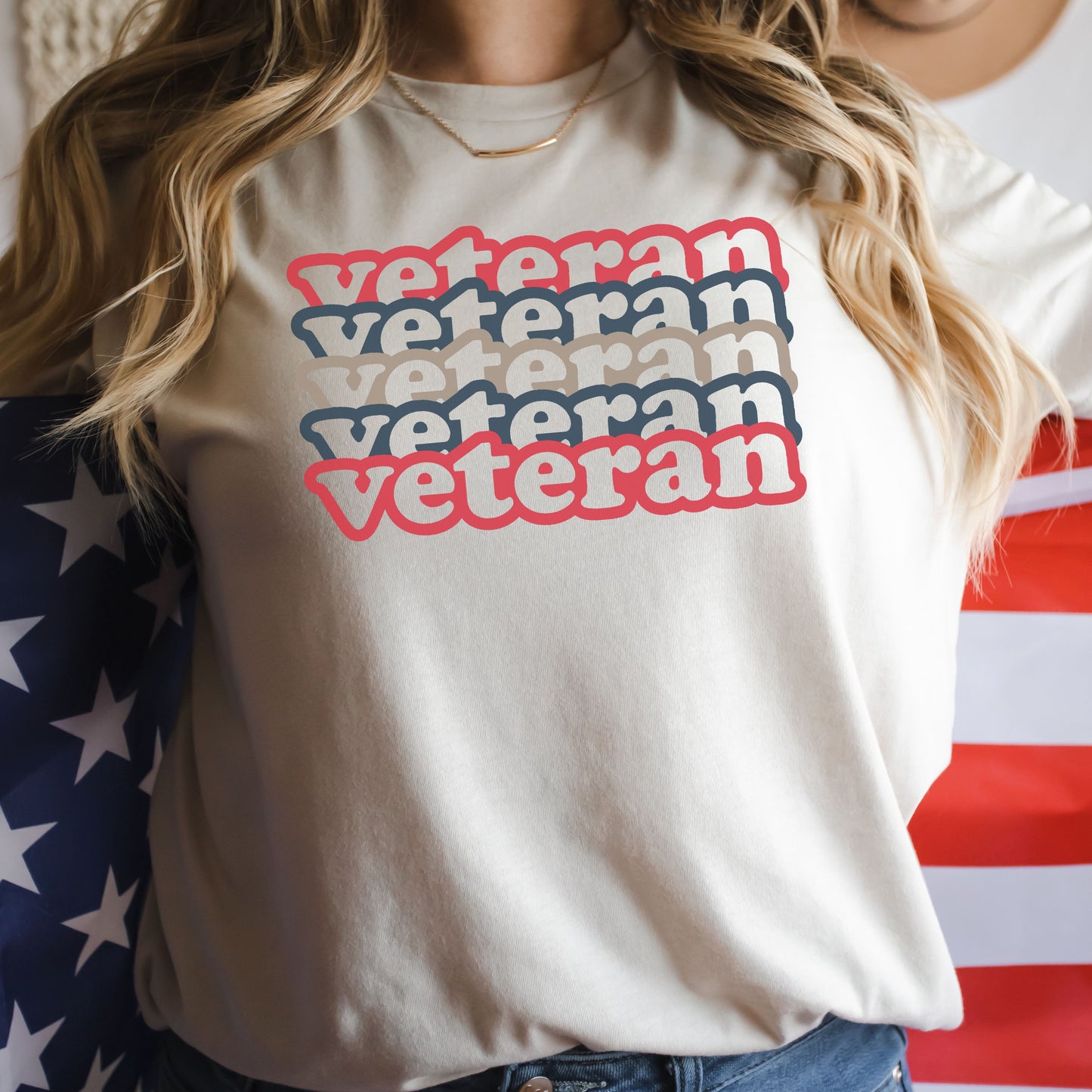 Colorful Veteran Tee